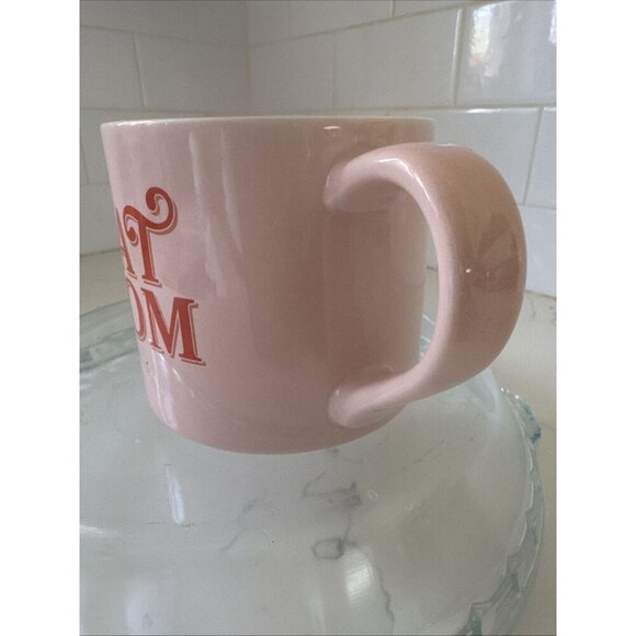 CAT MOM Coffee Mug Parker Lane Stoneware Pink - Picture 6 of 9